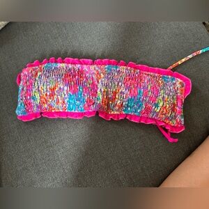 Victoria's Secret Pink Ruffle Trim Bandeau